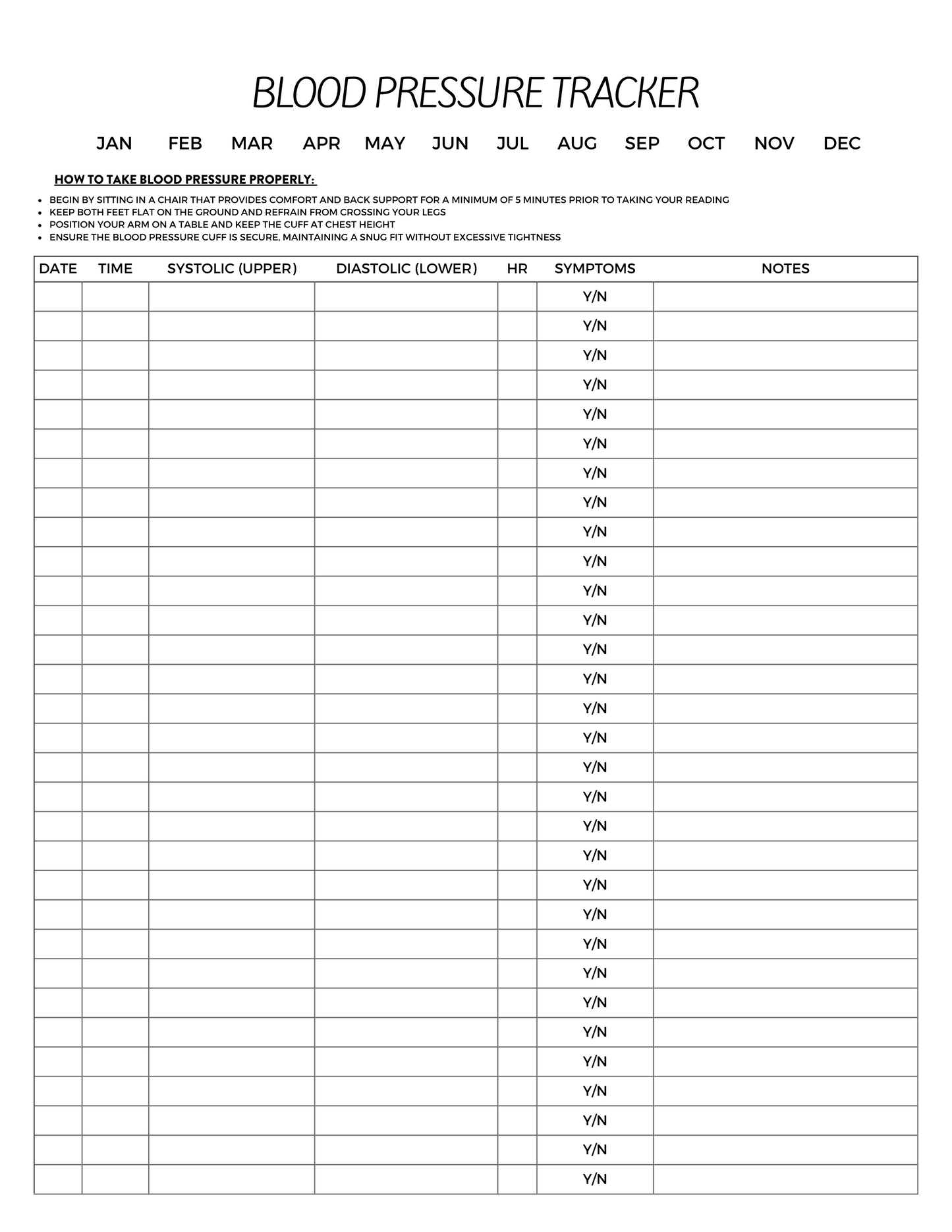 Blood Pressure Tracker