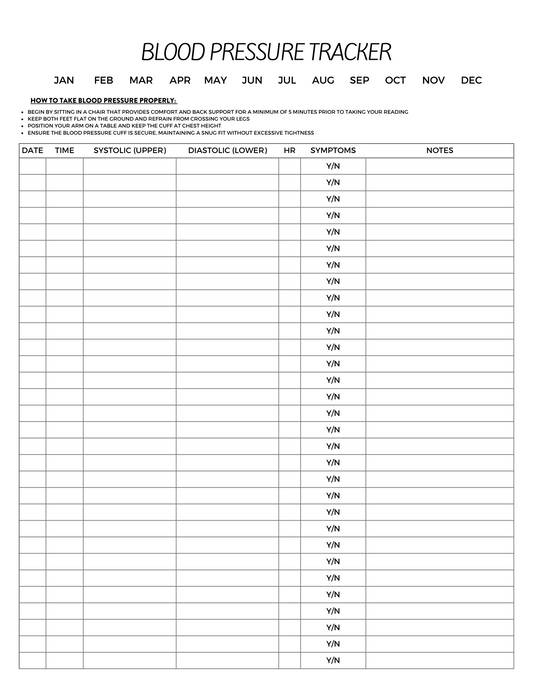 Blood Pressure Tracker