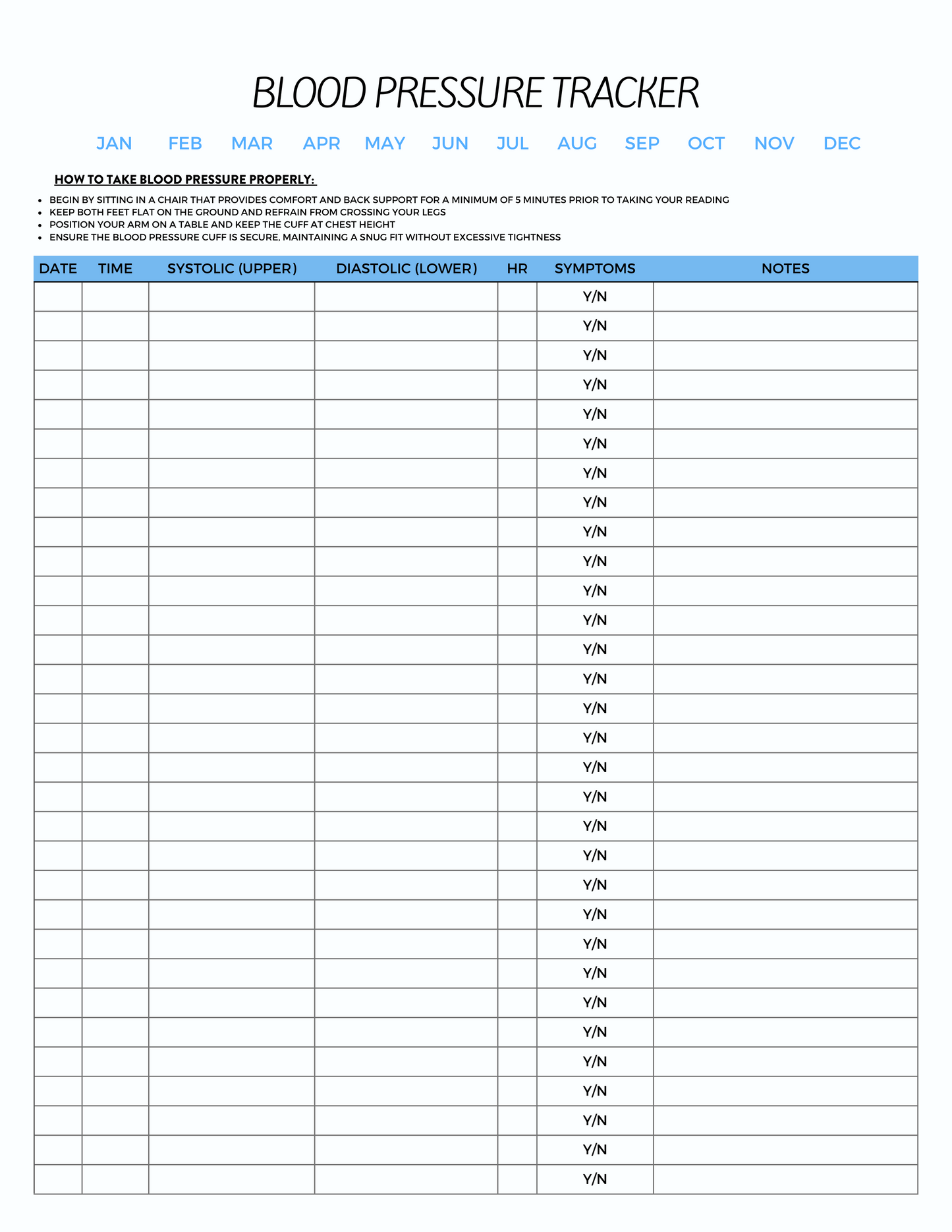 Blood Pressure Tracker
