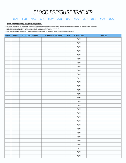 Blood Pressure Tracker