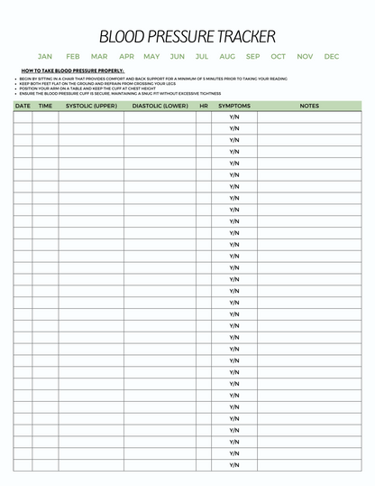 Blood Pressure Tracker