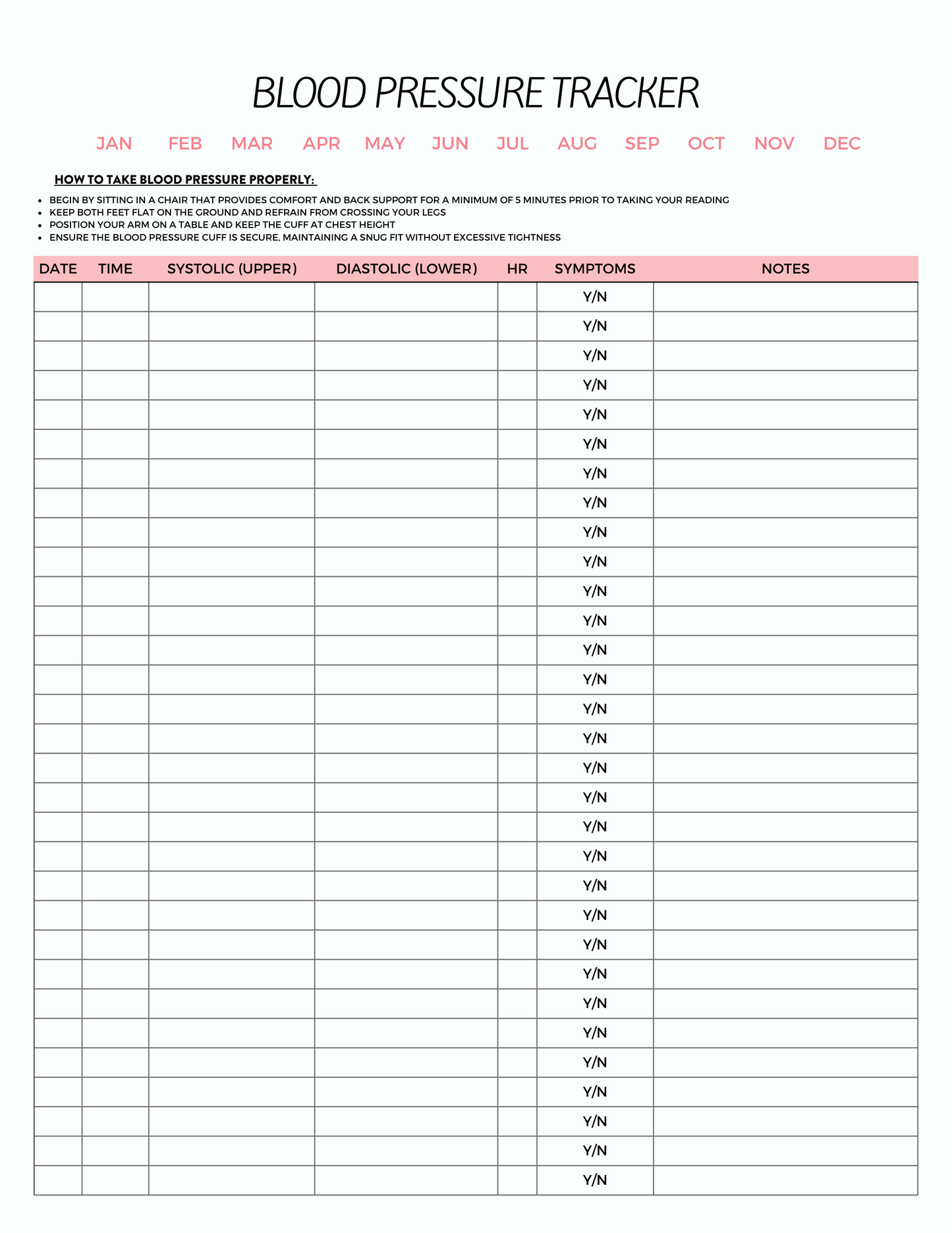 Blood Pressure Tracker