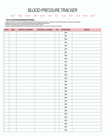 Blood Pressure Tracker