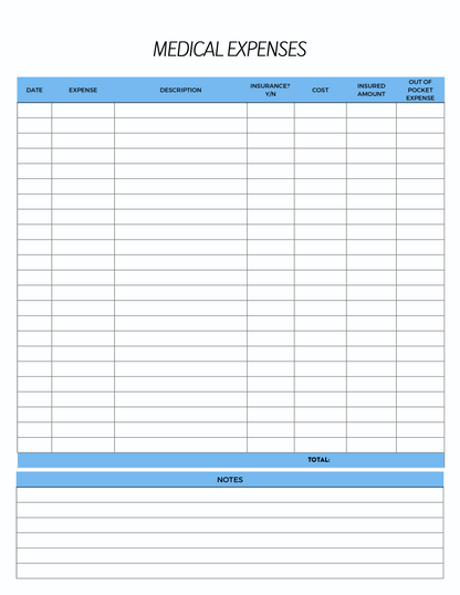 Medical Expense Tracker