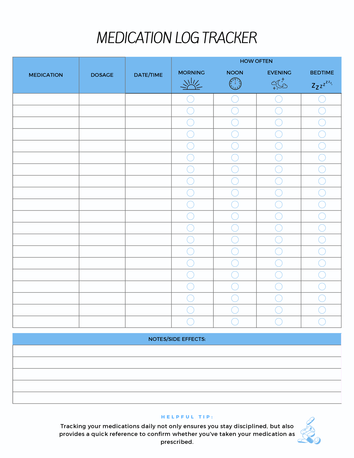 Medication Log Tracker
