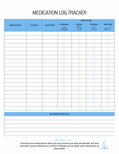 Medication Log Tracker