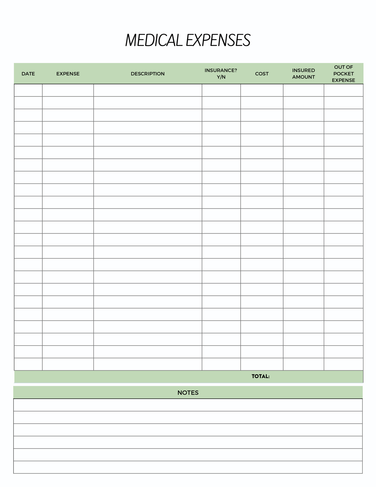 Medical Expense Tracker