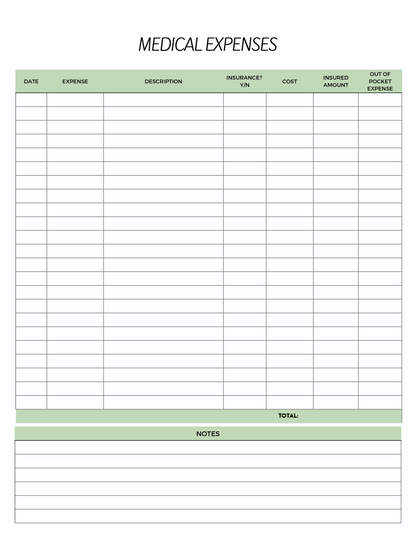 Medical Expense Tracker