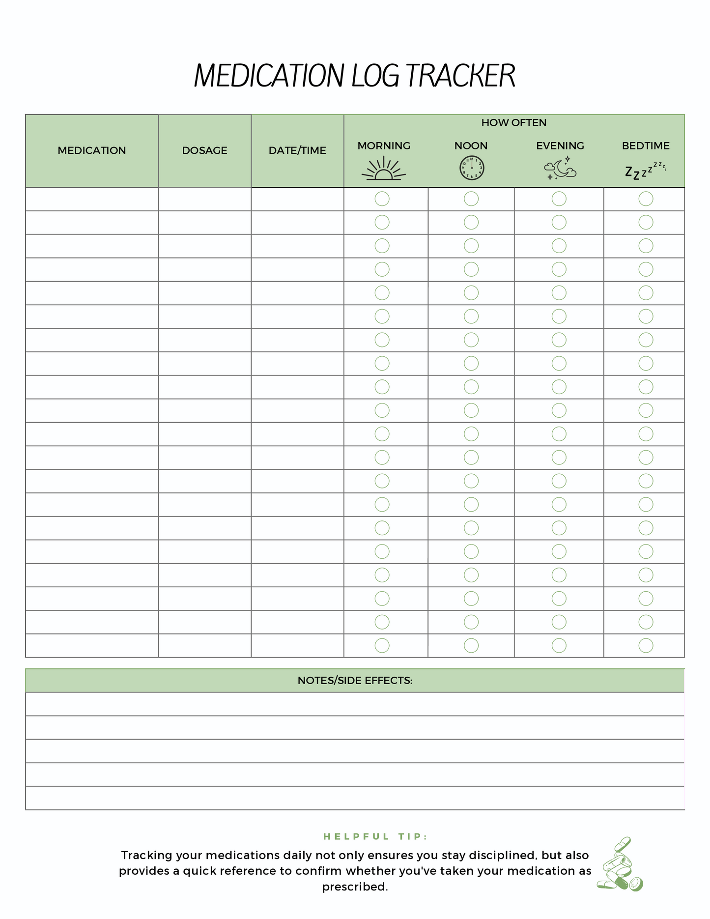 Medication Log Tracker