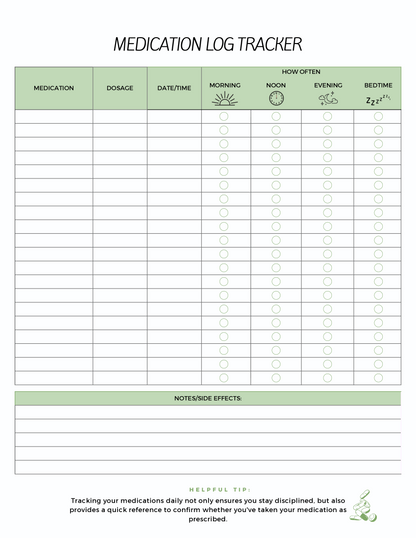 Medication Log Tracker