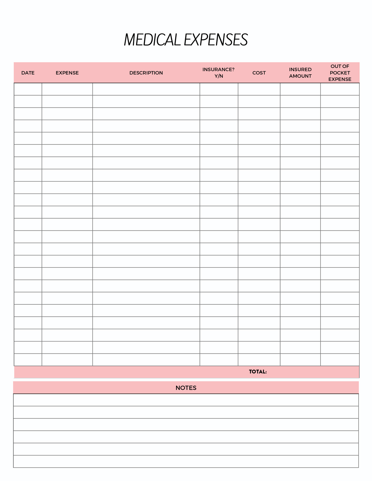 Medical Expense Tracker