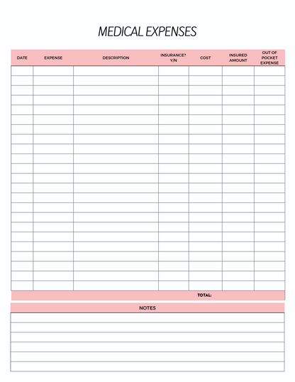 Medical Expense Tracker