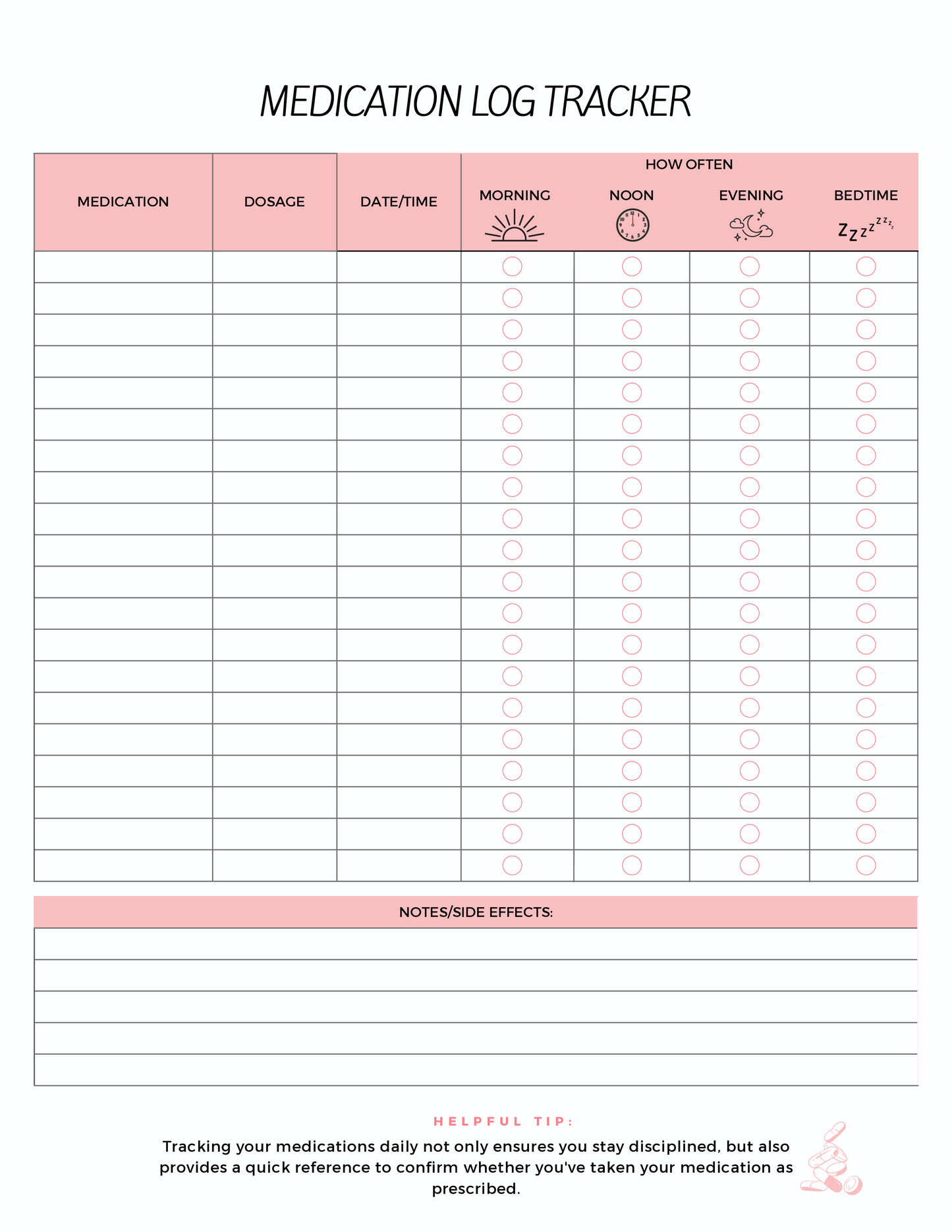 Medication Log Tracker