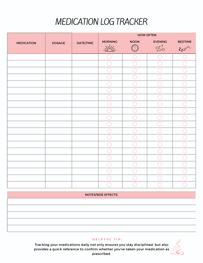 Medication Log Tracker