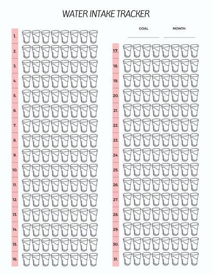 Water Intake Tracker