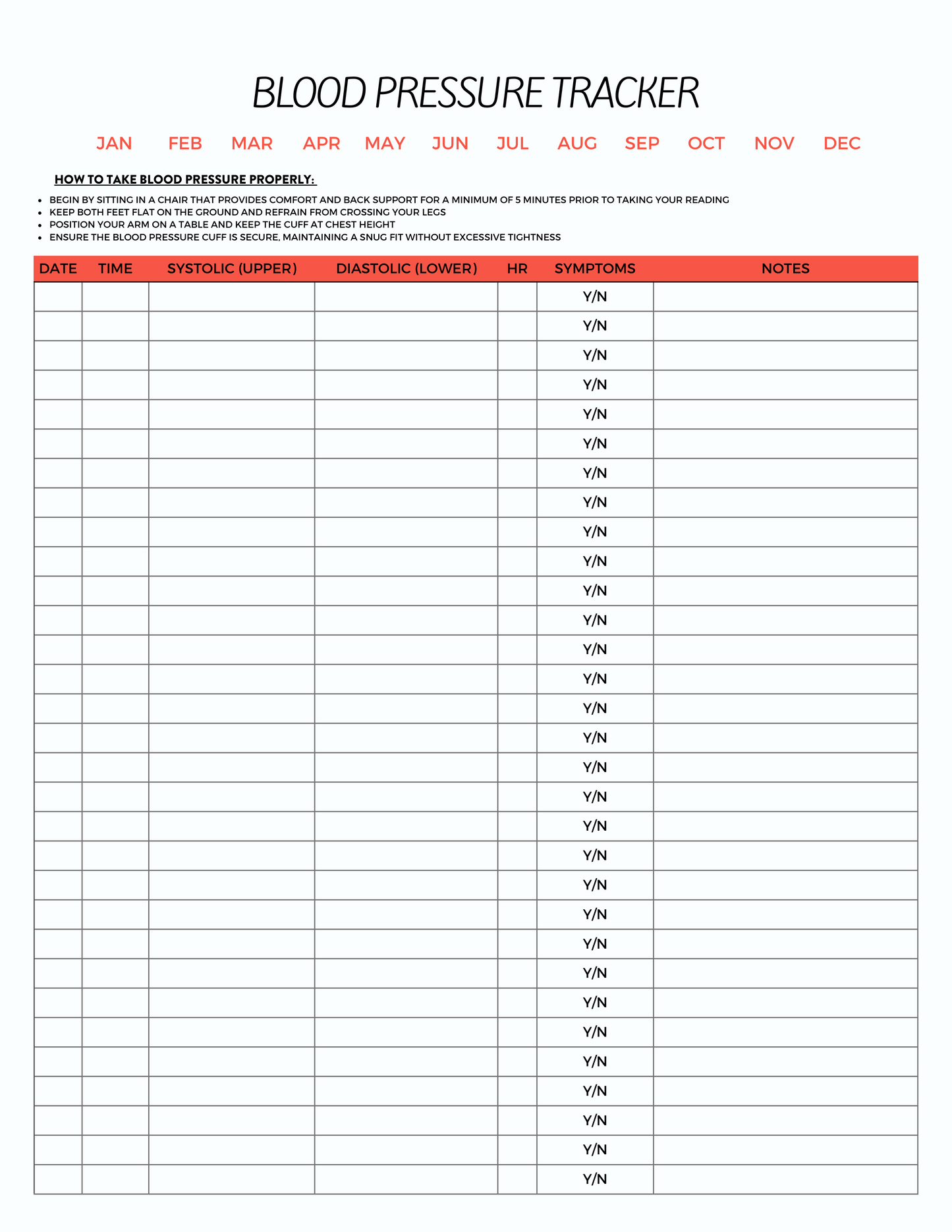 Blood Pressure Tracker