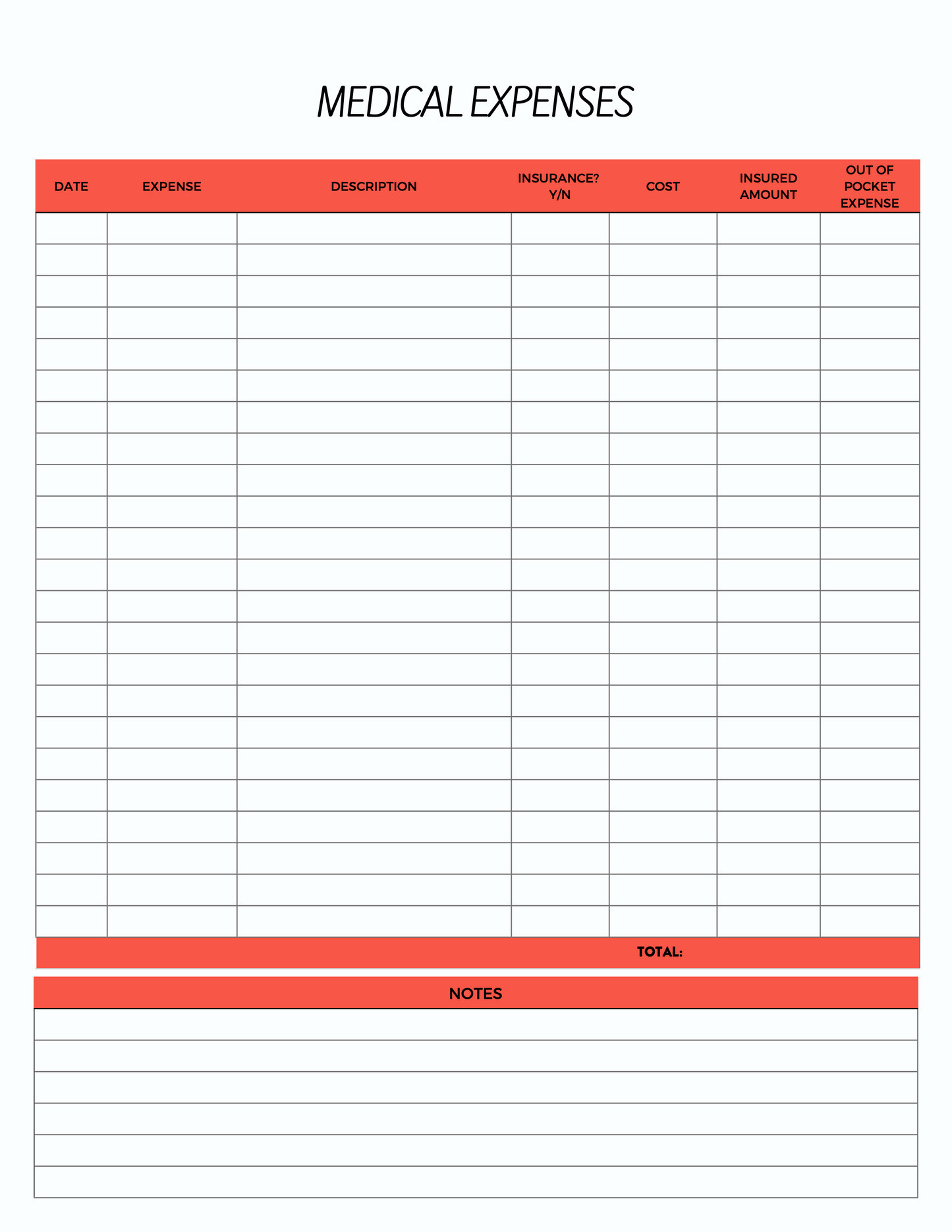 Medical Expense Tracker