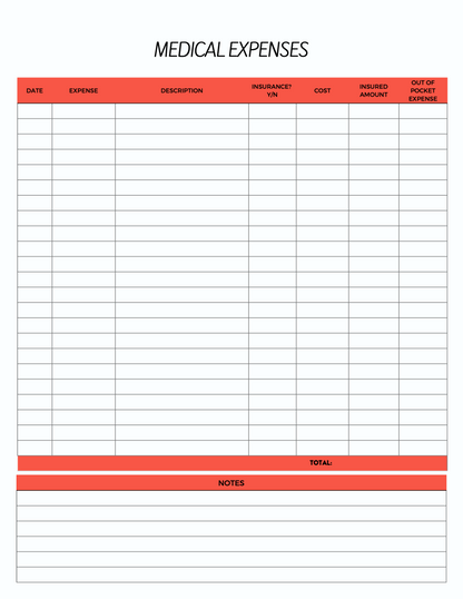 Medical Expense Tracker