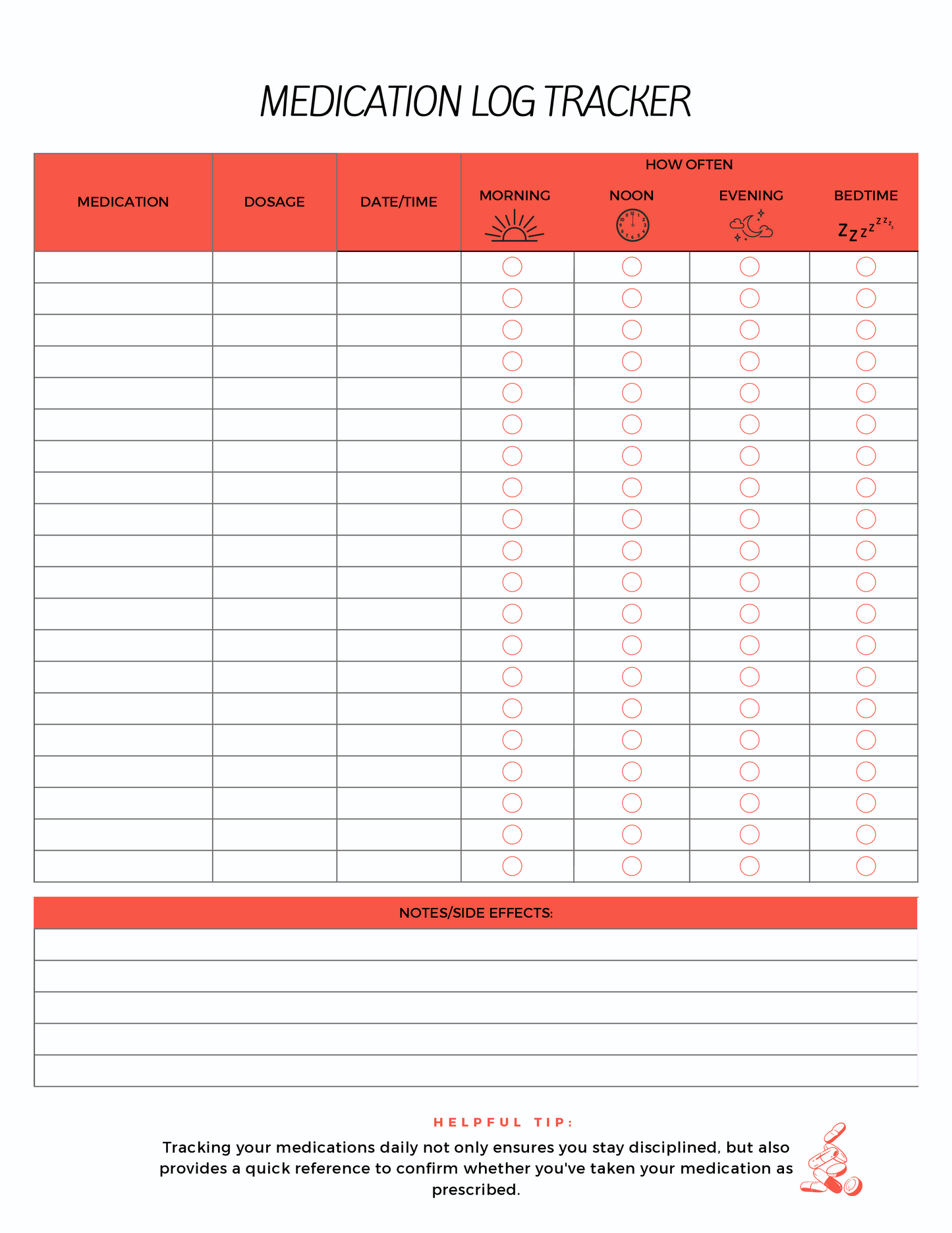 Medication Log Tracker