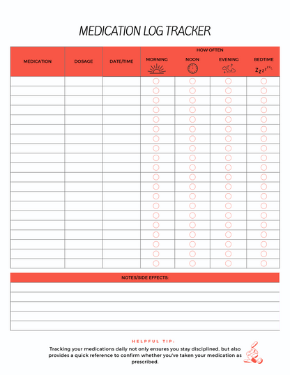 Medication Log Tracker